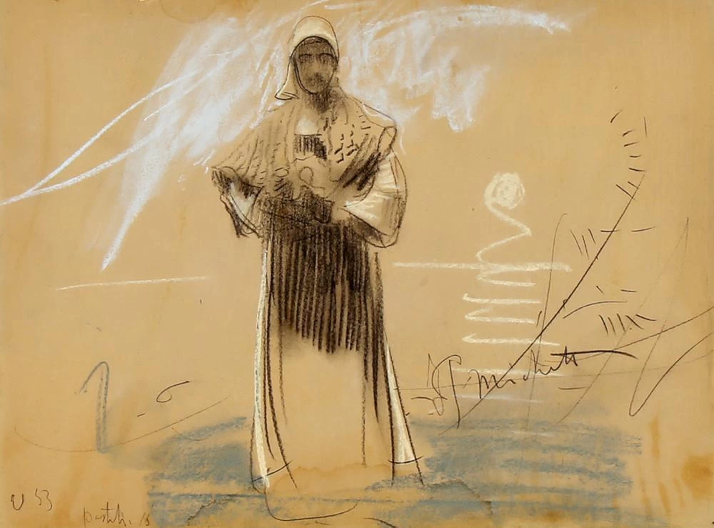 Francesco Paolo Michetti - 201, Studio di popolana